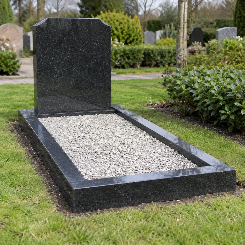 Voorbeeld: grafsteen klassiek volledig gevuld