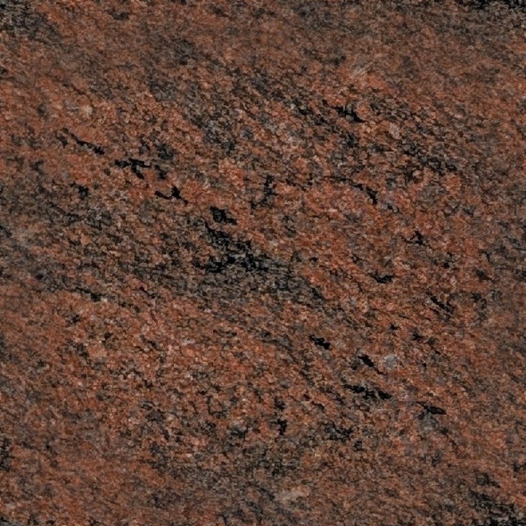 Granietsoort Multicolor Red: warm roodbruin met aders